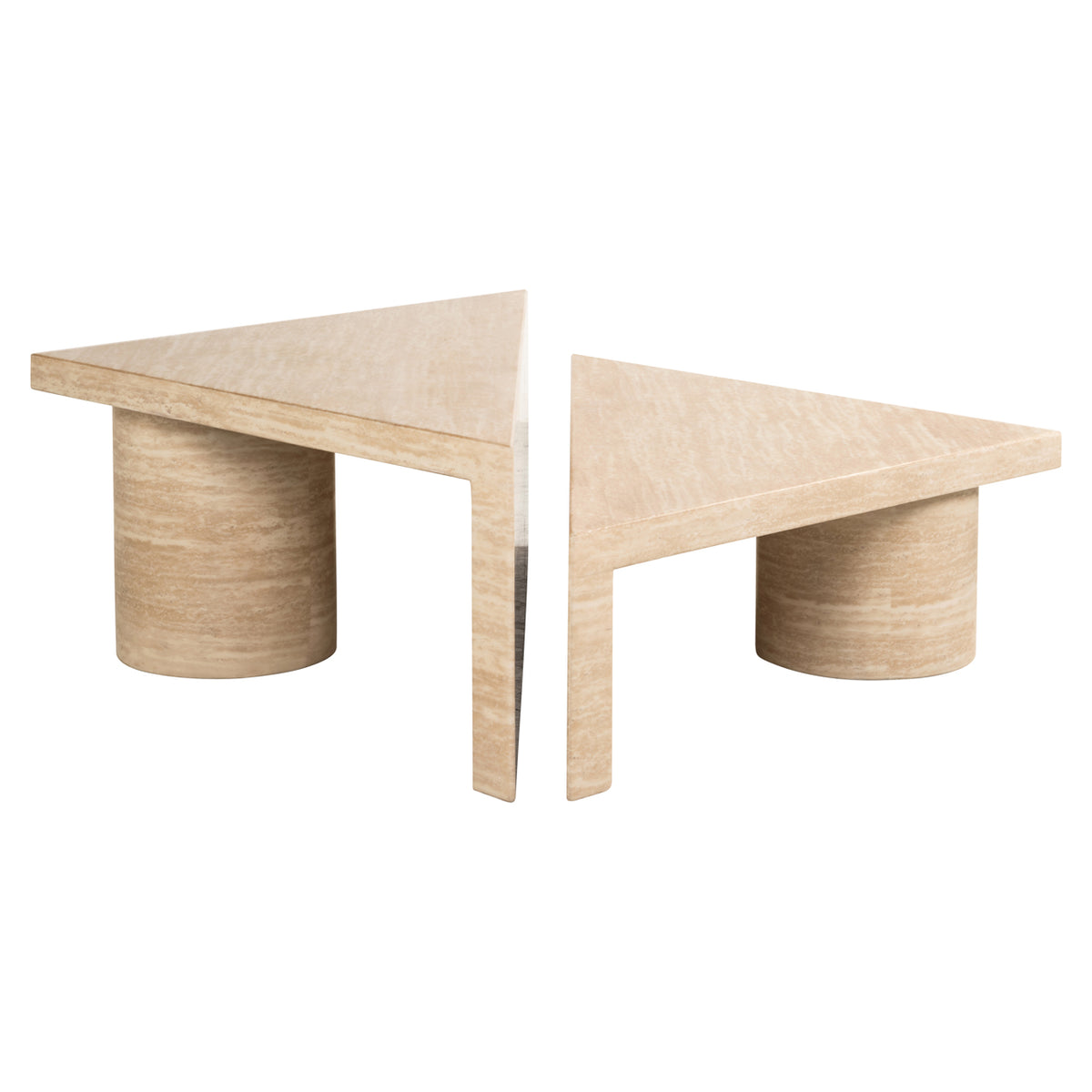 Tables basses Fictus beiges (Set of 2)
