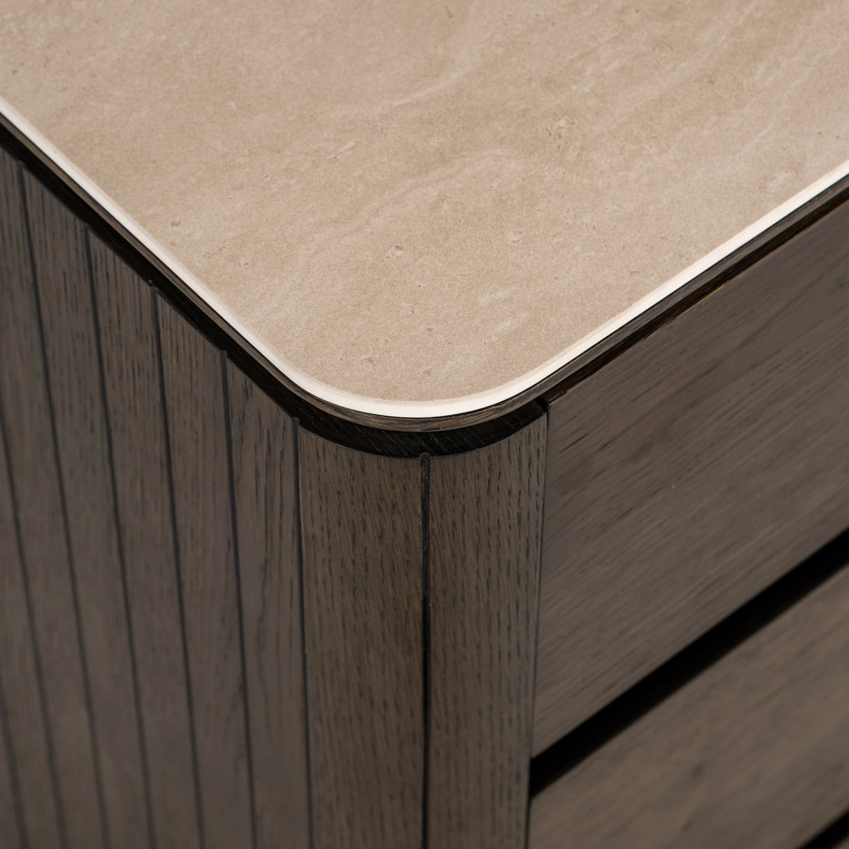 Table de chevet Ritz marron
