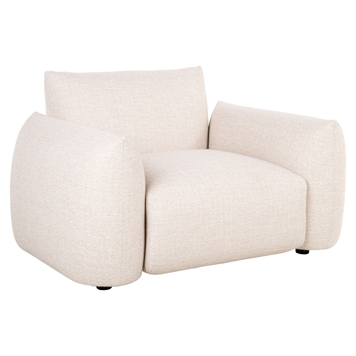 Fauteuil de salon extérieur Dawson beige alpin
