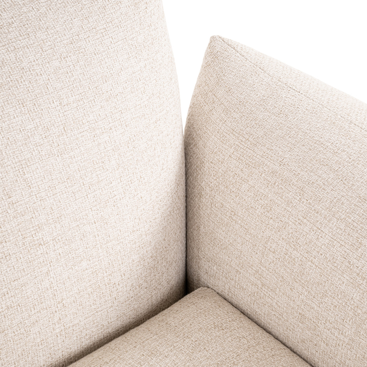 Fauteuil de salon extérieur Dawson beige alpin