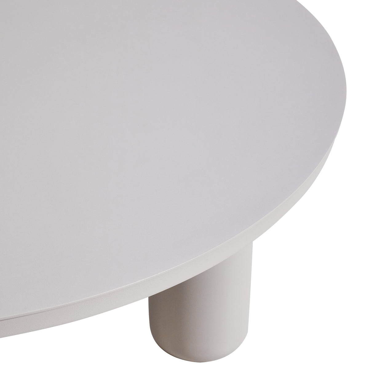 Outdoor-Couchtisch Quinn hellbeige  86Ø
