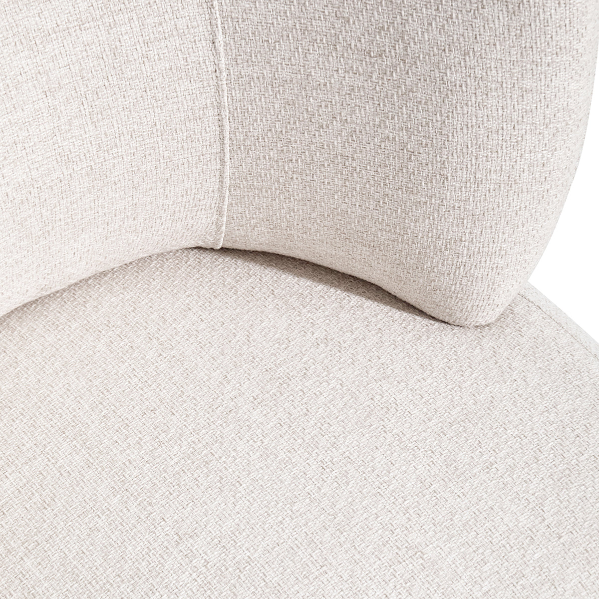 Mason beige alpine swivel outdoor dining chair