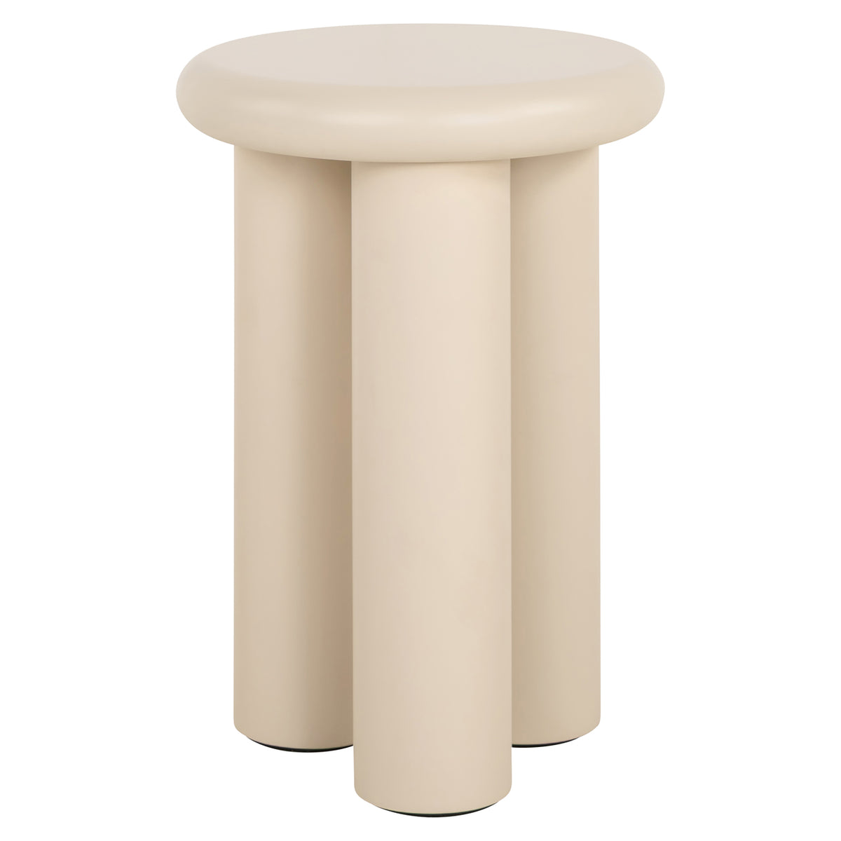 Table d’appoint Elbaz beige 35Ø
