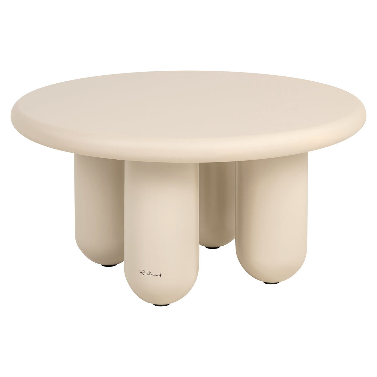 Coffee table Calma beige 80Ø