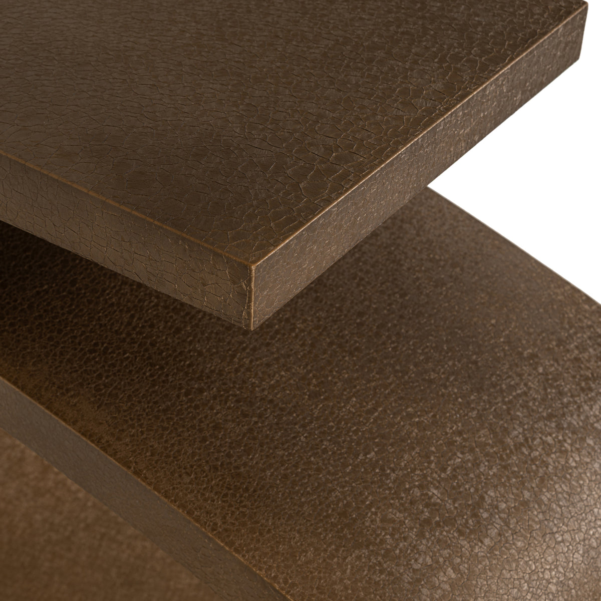 Alhambra brushed gold console
