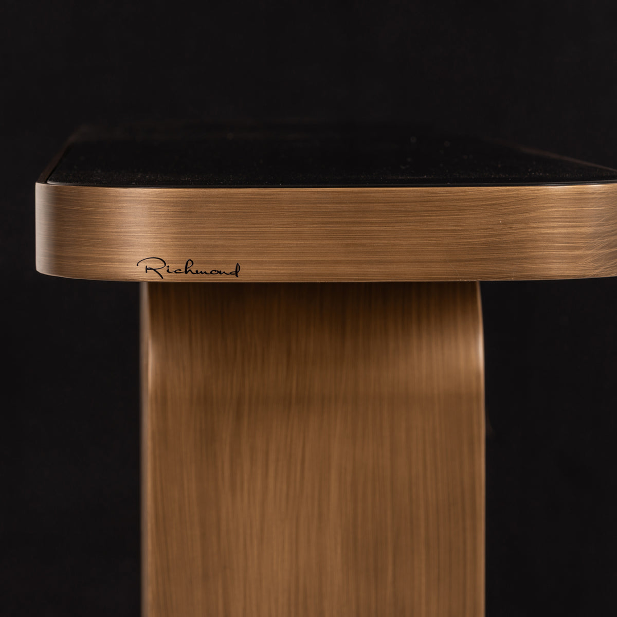 Console Locarno brushed gold