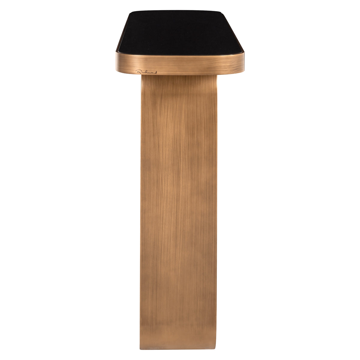 Console Locarno brushed gold