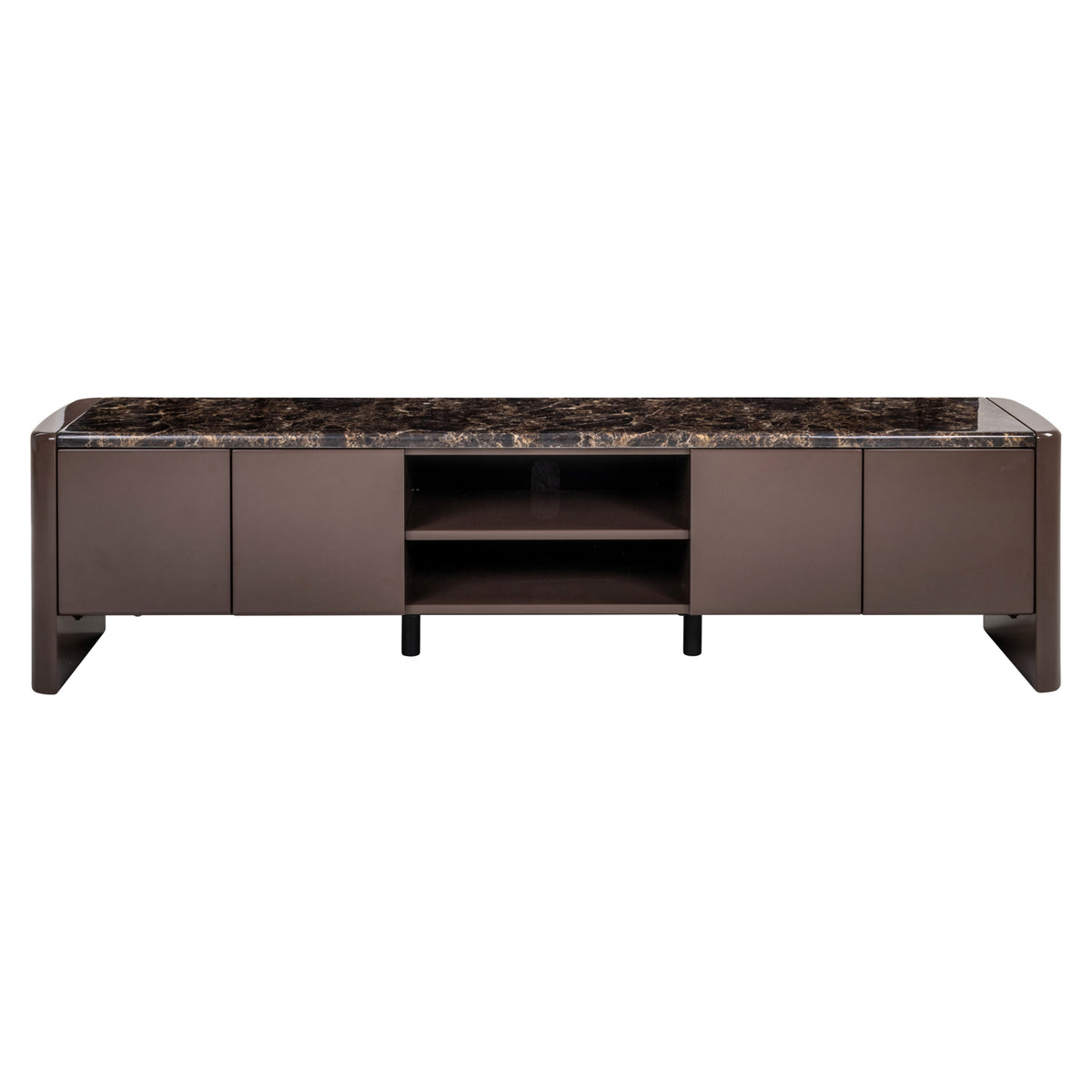 Meuble TV Almundi chocolat brown