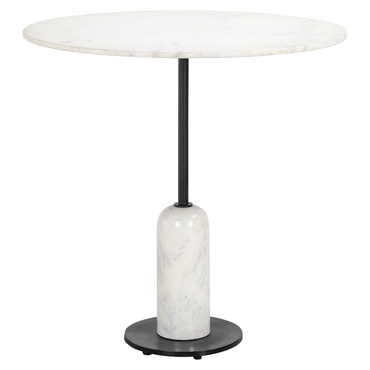 Eettafel Jagger black/white 76,5Ø
