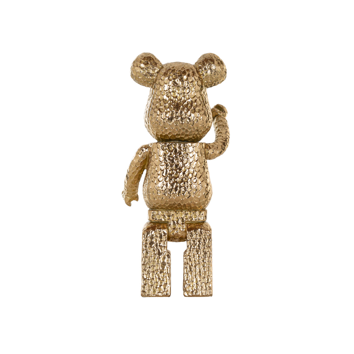 Dekoratives Objekt Bear gold stehend