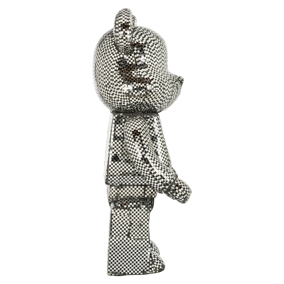 Decoratief object Bear silver small