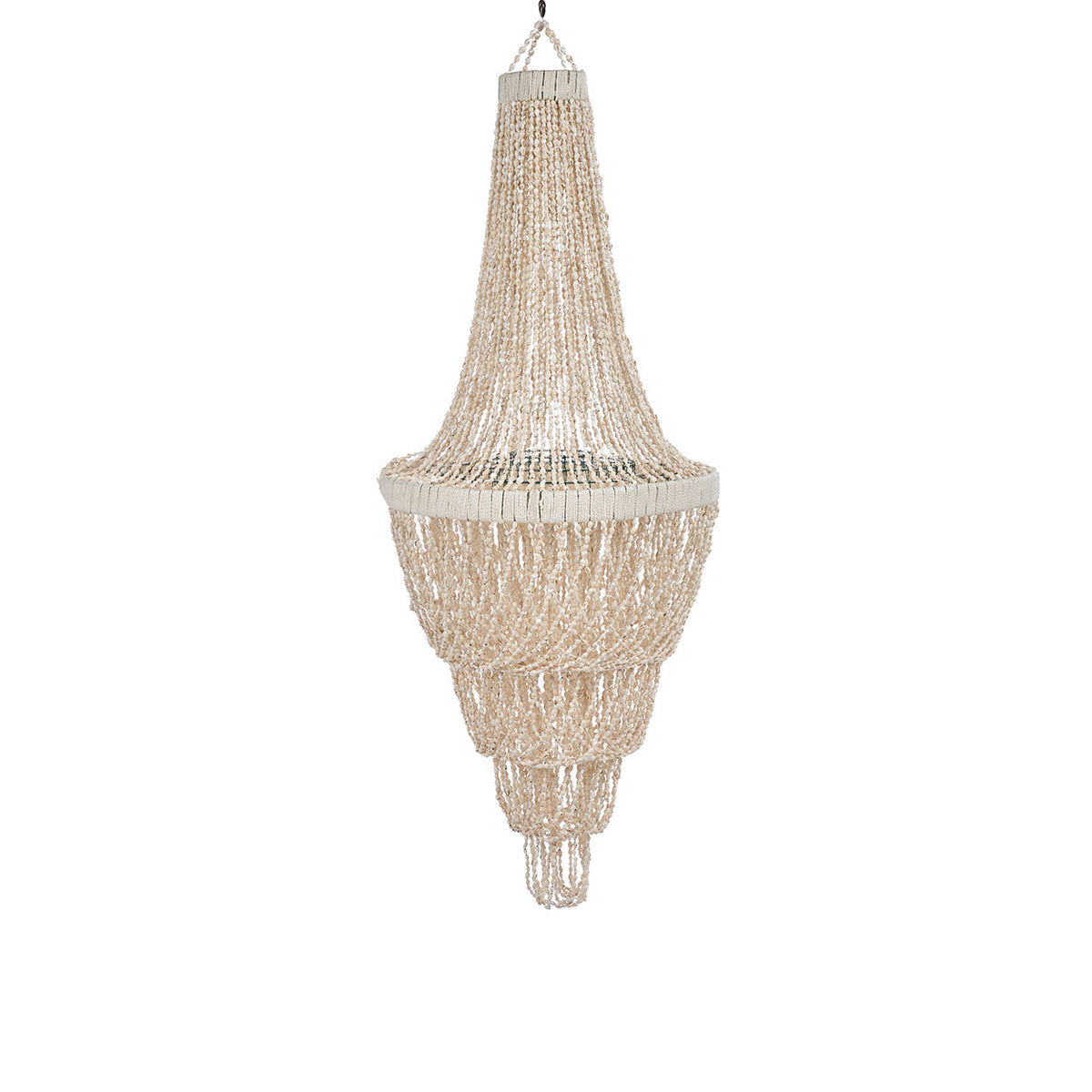 Le lustre Ocean Tower Shell - naturel - L