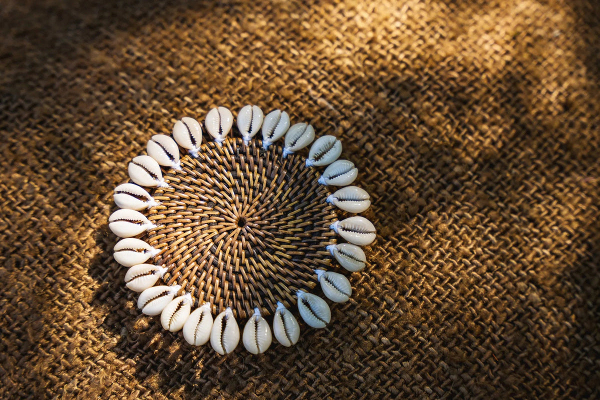 Le dessous de verre Colonial Shell - Brun naturel