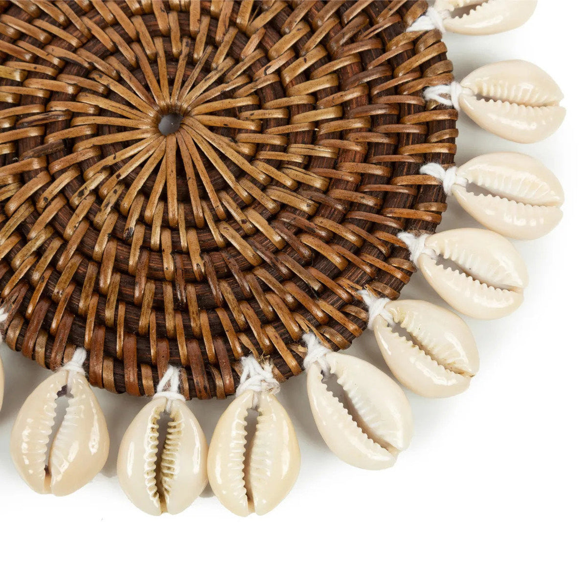 Le dessous de verre Colonial Shell - Brun naturel