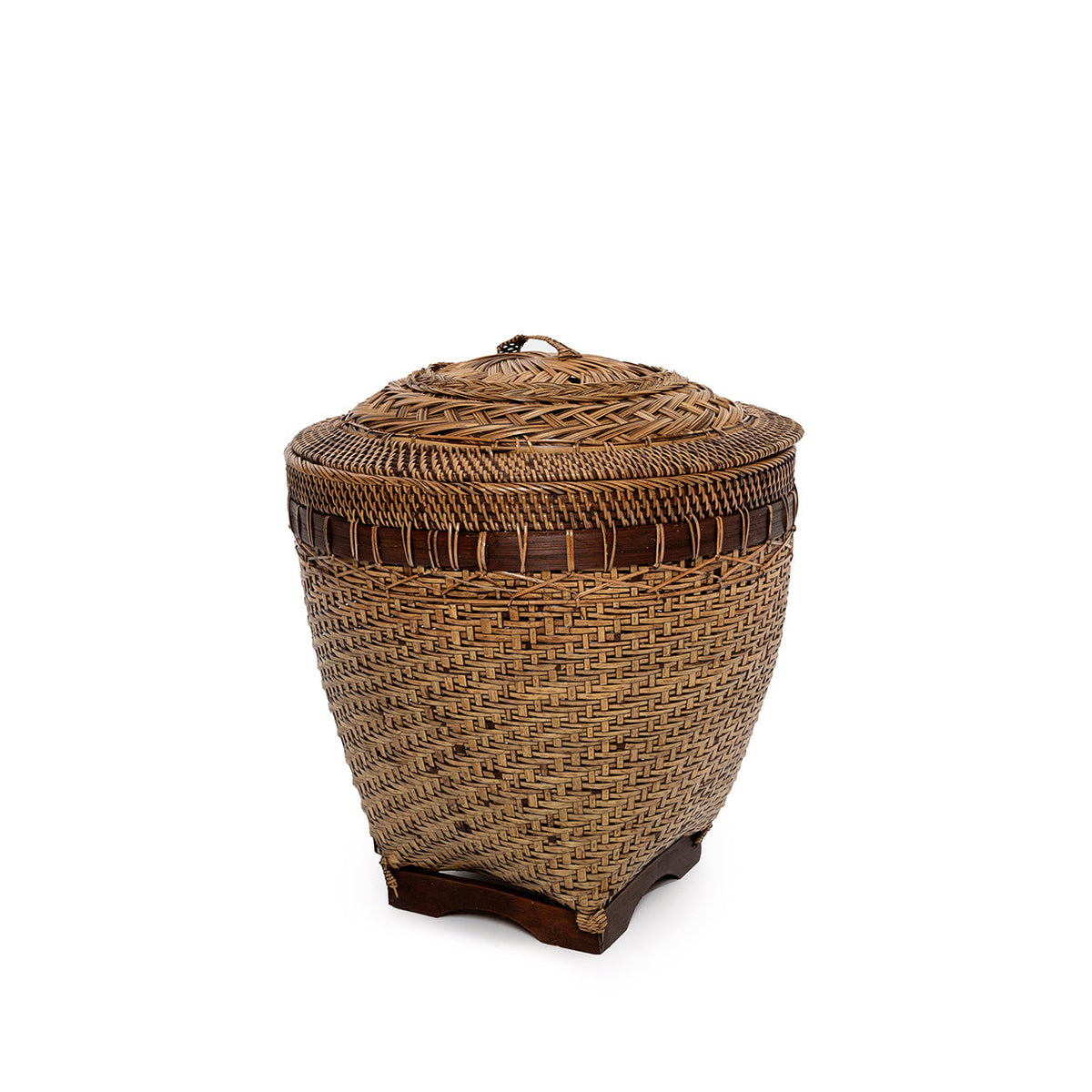 The Colonial Storage Basket - Natural Brown - M