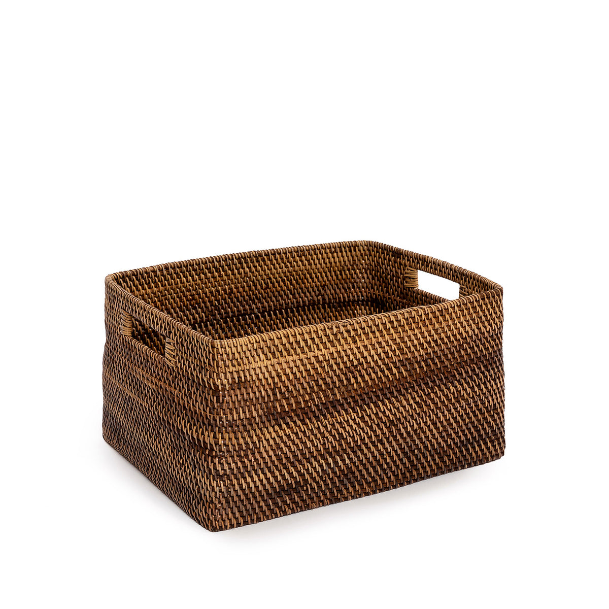 The Colonial Magazine Basket - Natural Brown - L
