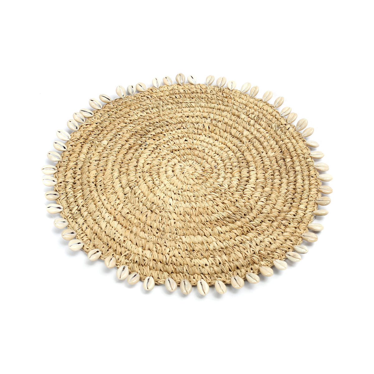 Le dessous-de-plat Raffia Shell