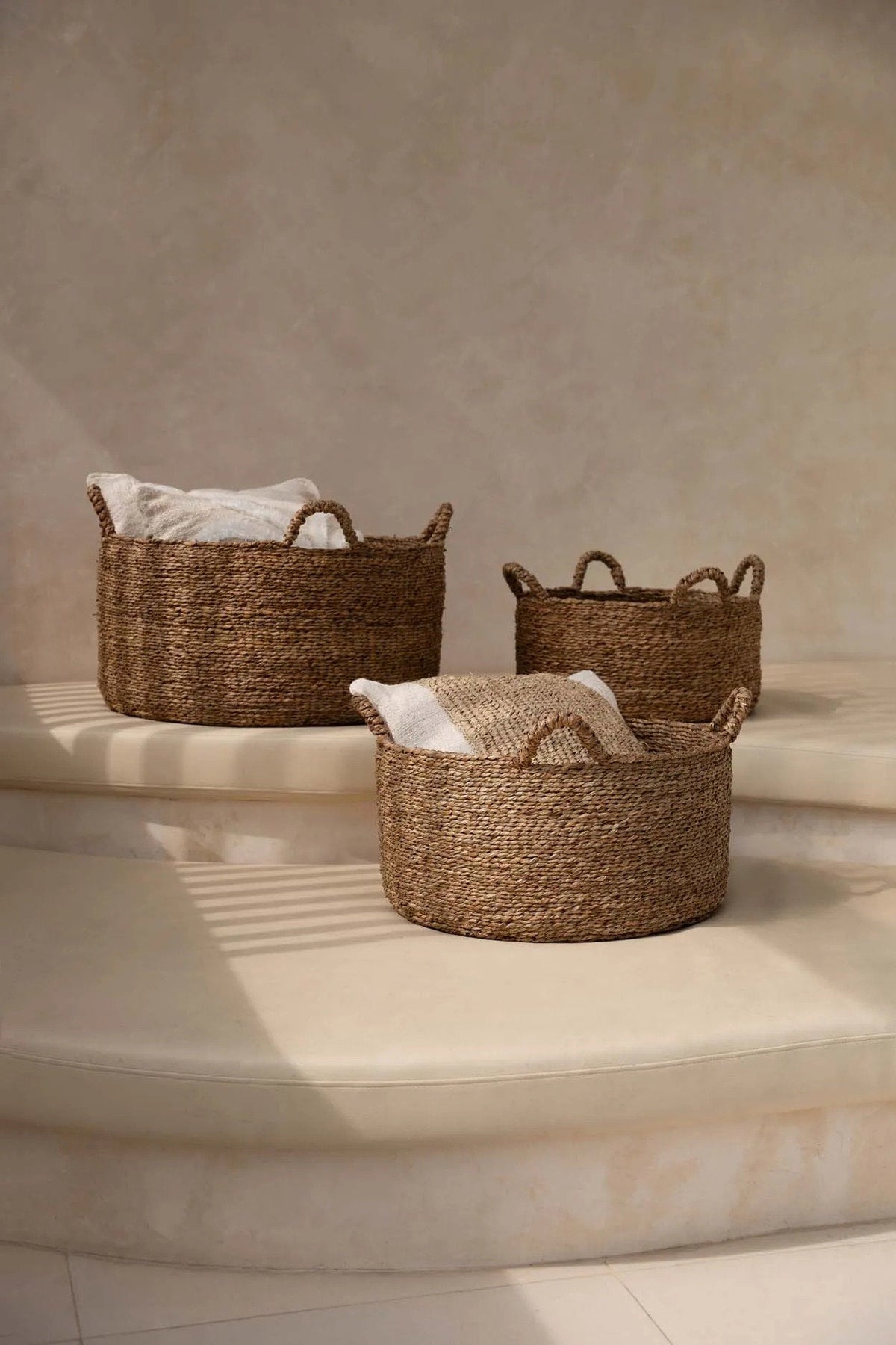Les Quatre Mains Baskets - Natural - S