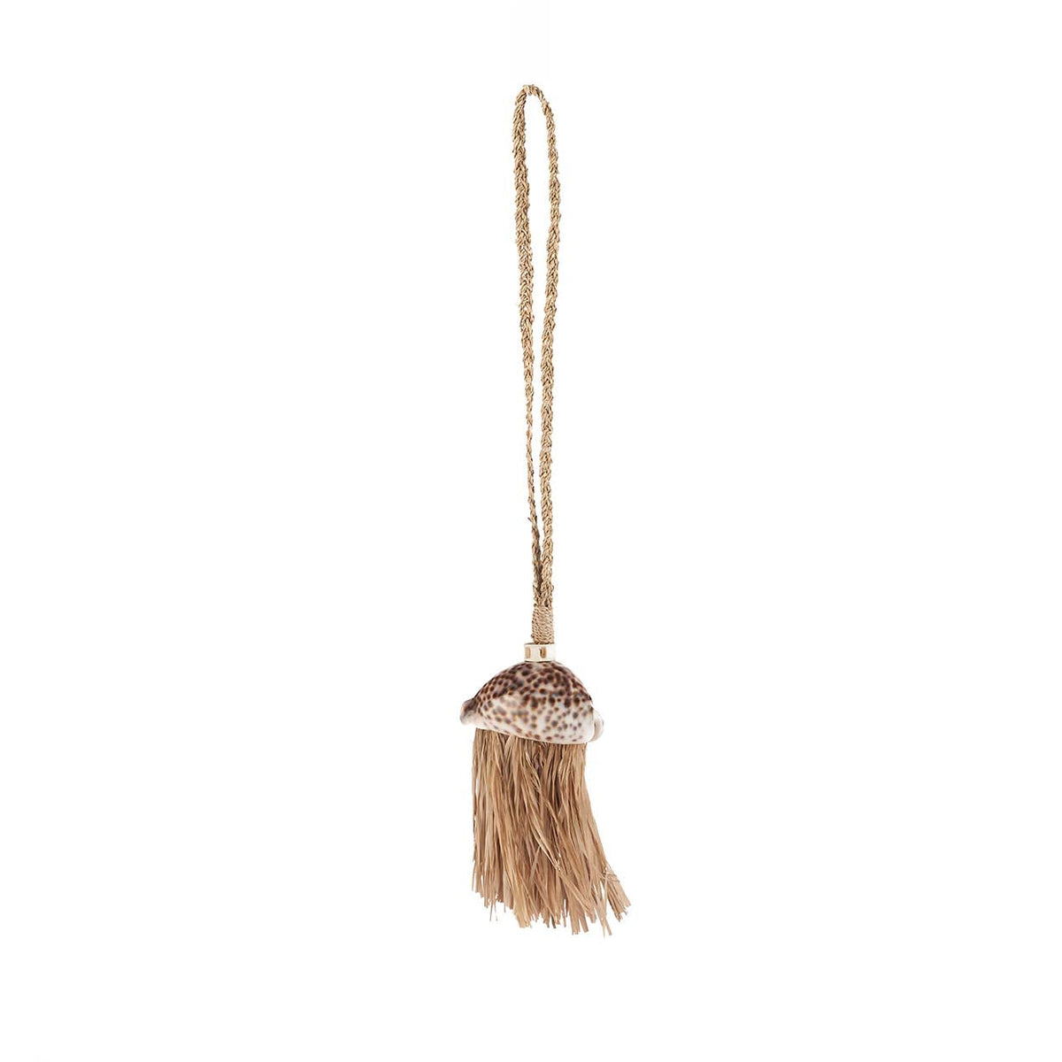 Pompon en raphia Lupina - Naturel