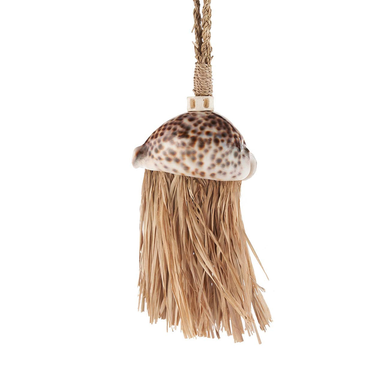 Pompon en raphia Lupina - Naturel