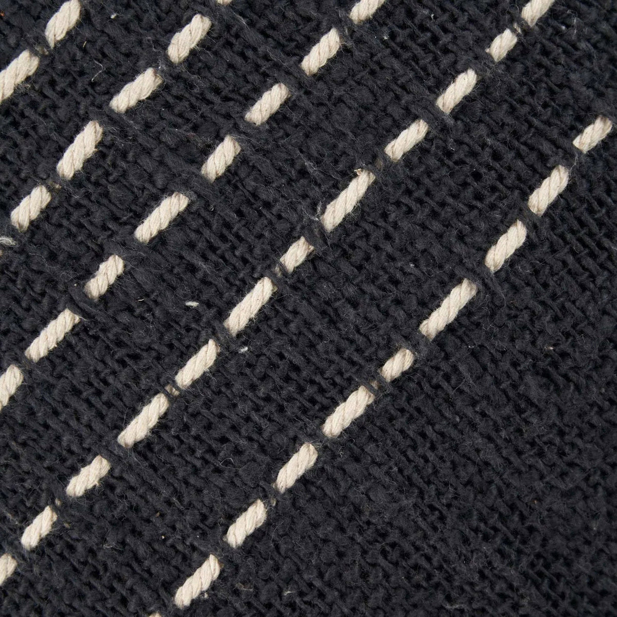 Housse de coussin Drizle - noir blanc