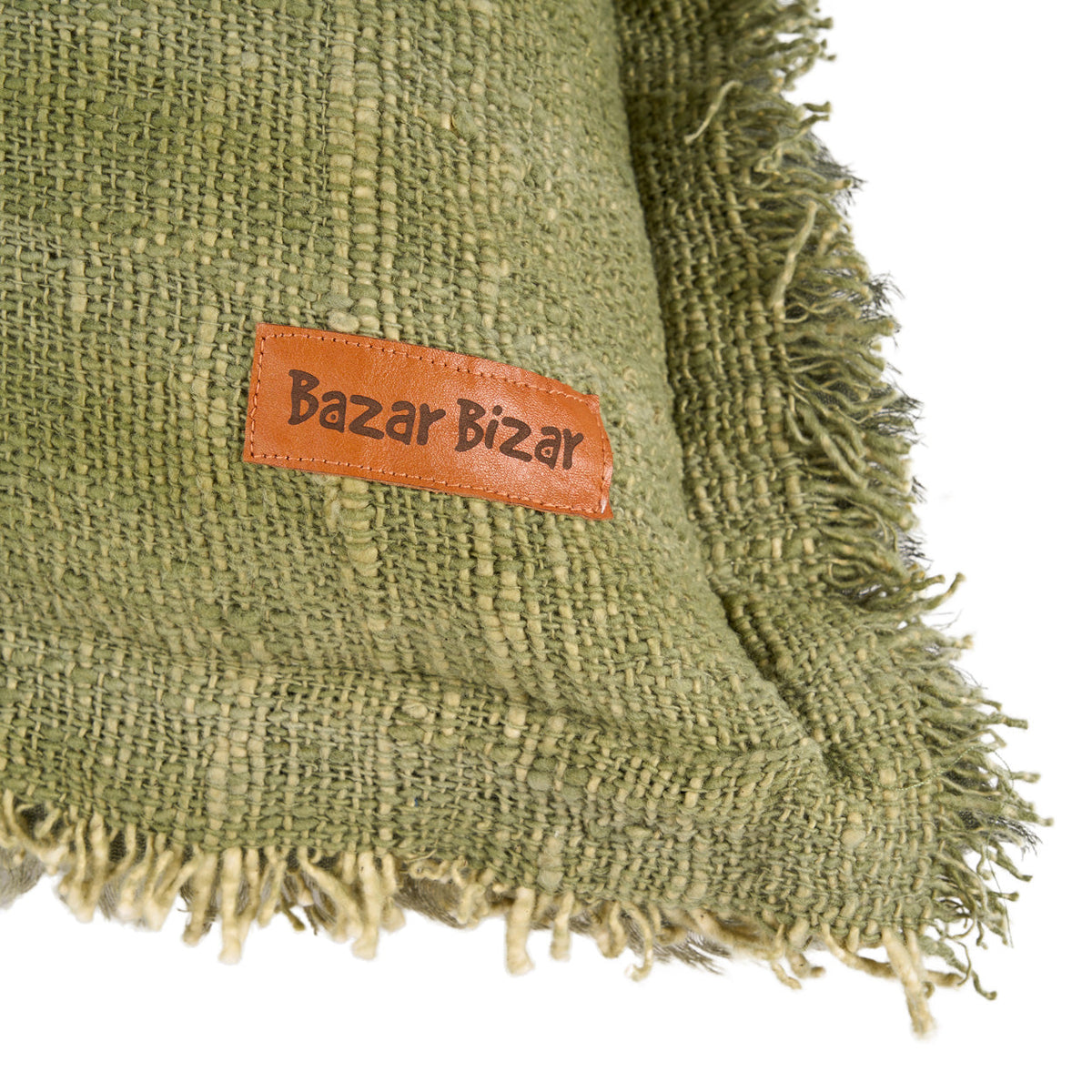 Housse de coussin Jungle Fringe - Vert