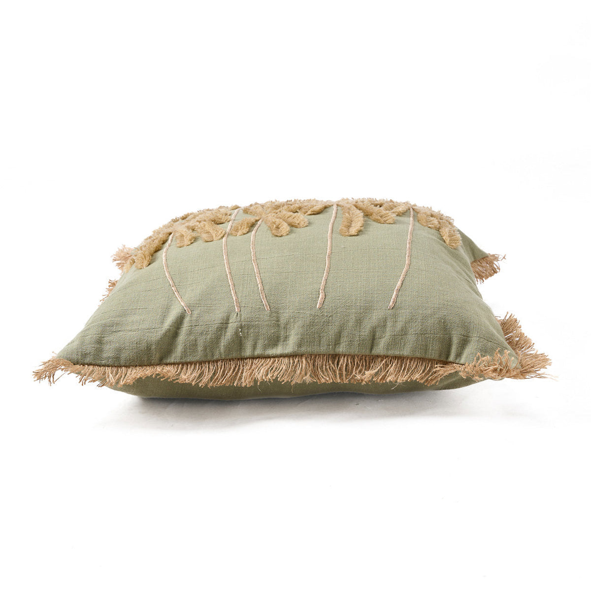 The Tropical Breeze Cushion Cover - Forest Green