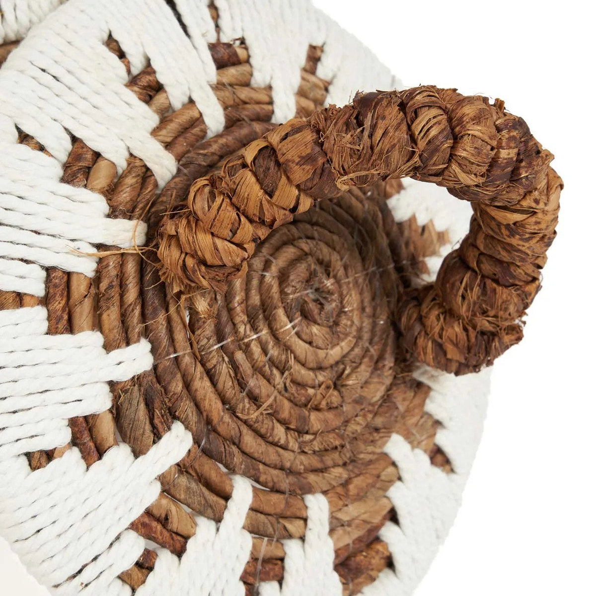 The Little Bay Beach Basket - Natural White - S
