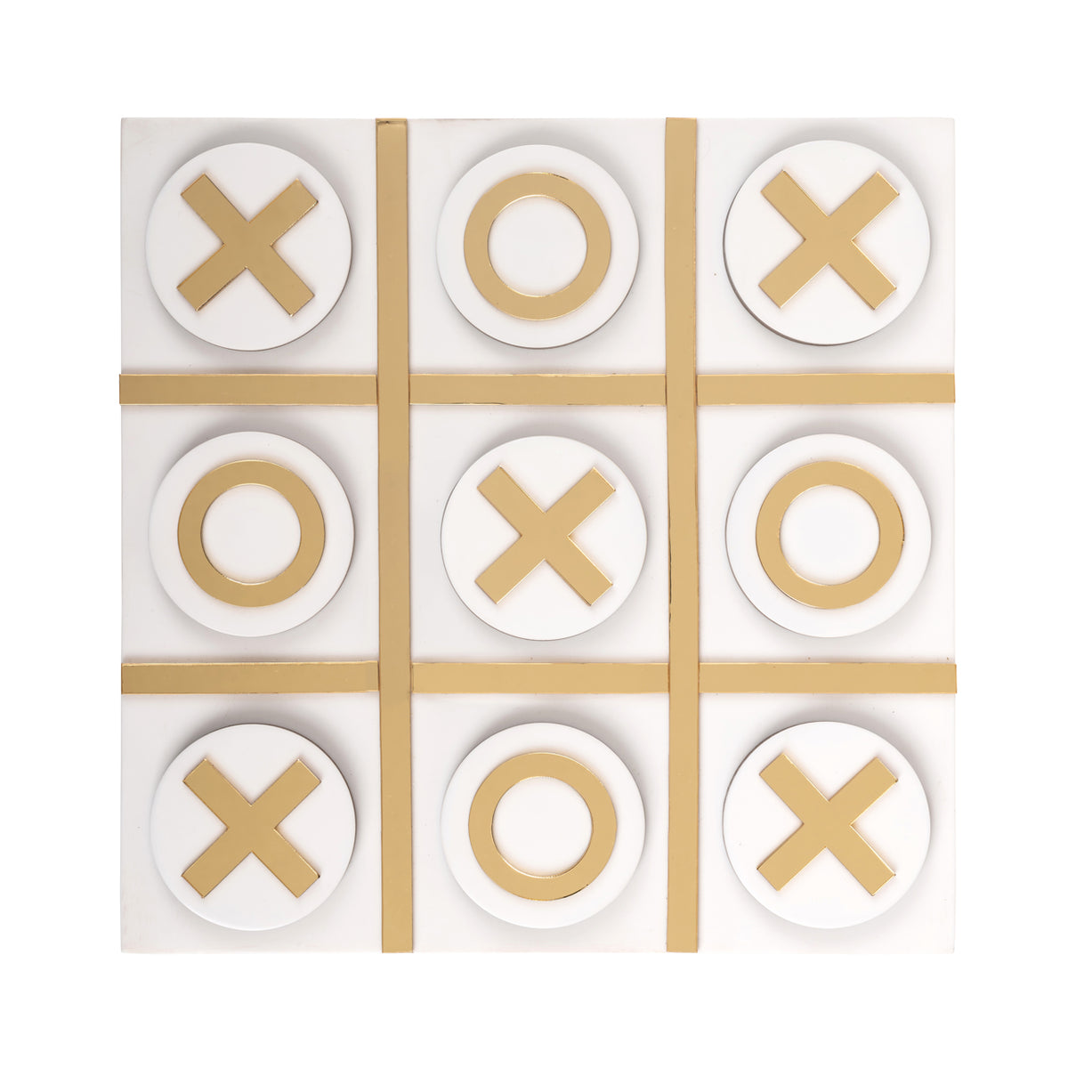 Jeu décoratif Maylie white Tic-Tac-Toe