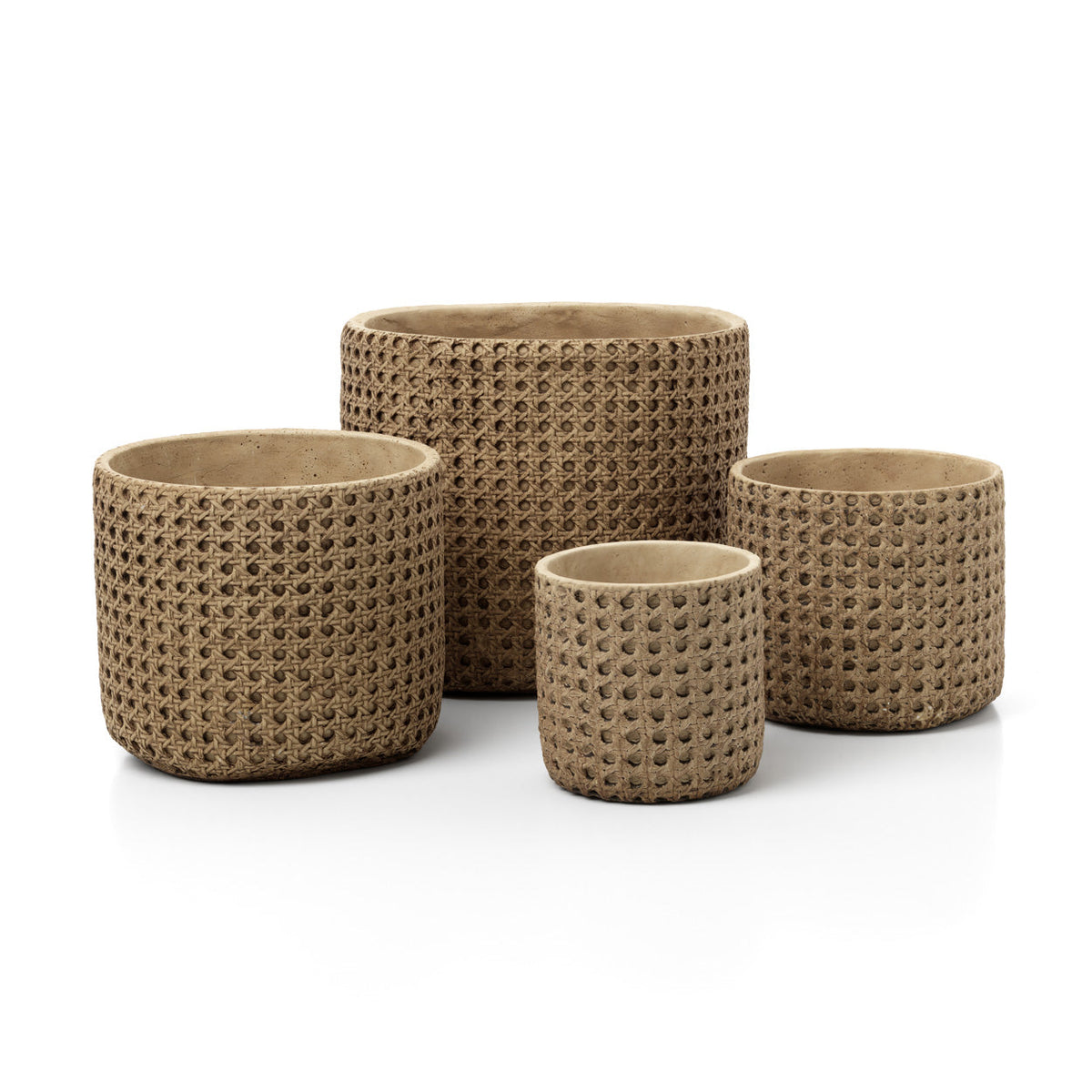 De RattanRock-plantenbak - Naturel - L