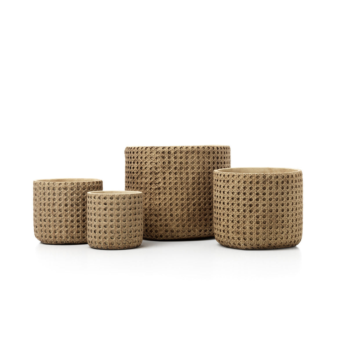 De RattanRock-plantenbak - Naturel - L