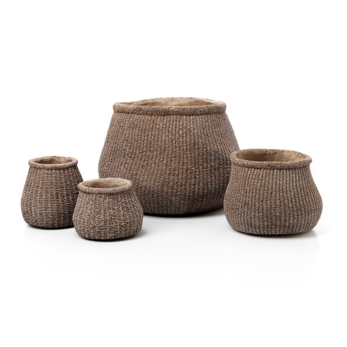 The Faux-Puff Planter - Brown - M