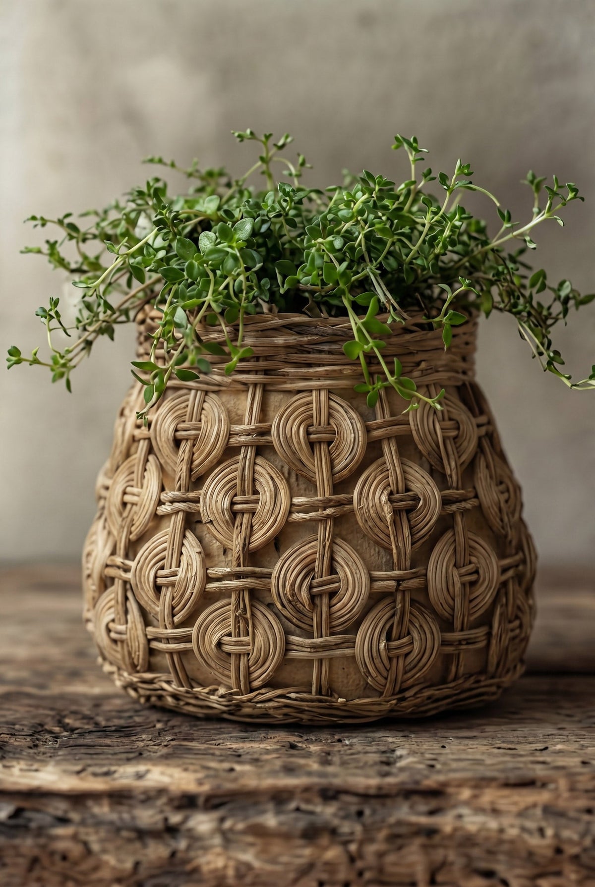 The Knot Concrete Planter  - M