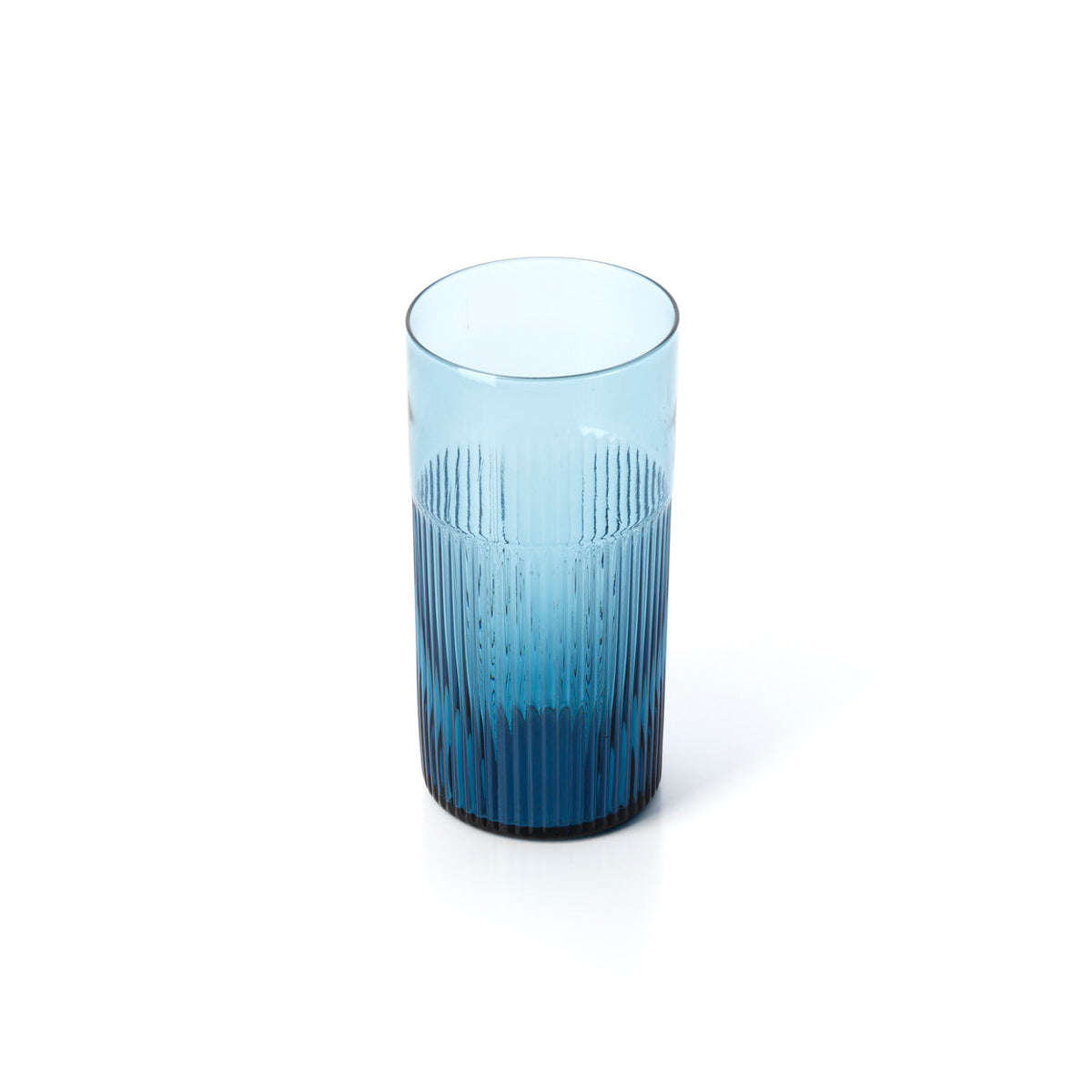 Grand gobelet ondulé Azure - Bleu