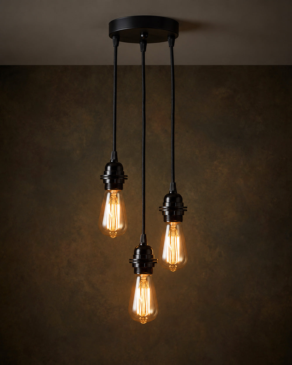 Plafondlampen - Zwart - 3 lichtpunten