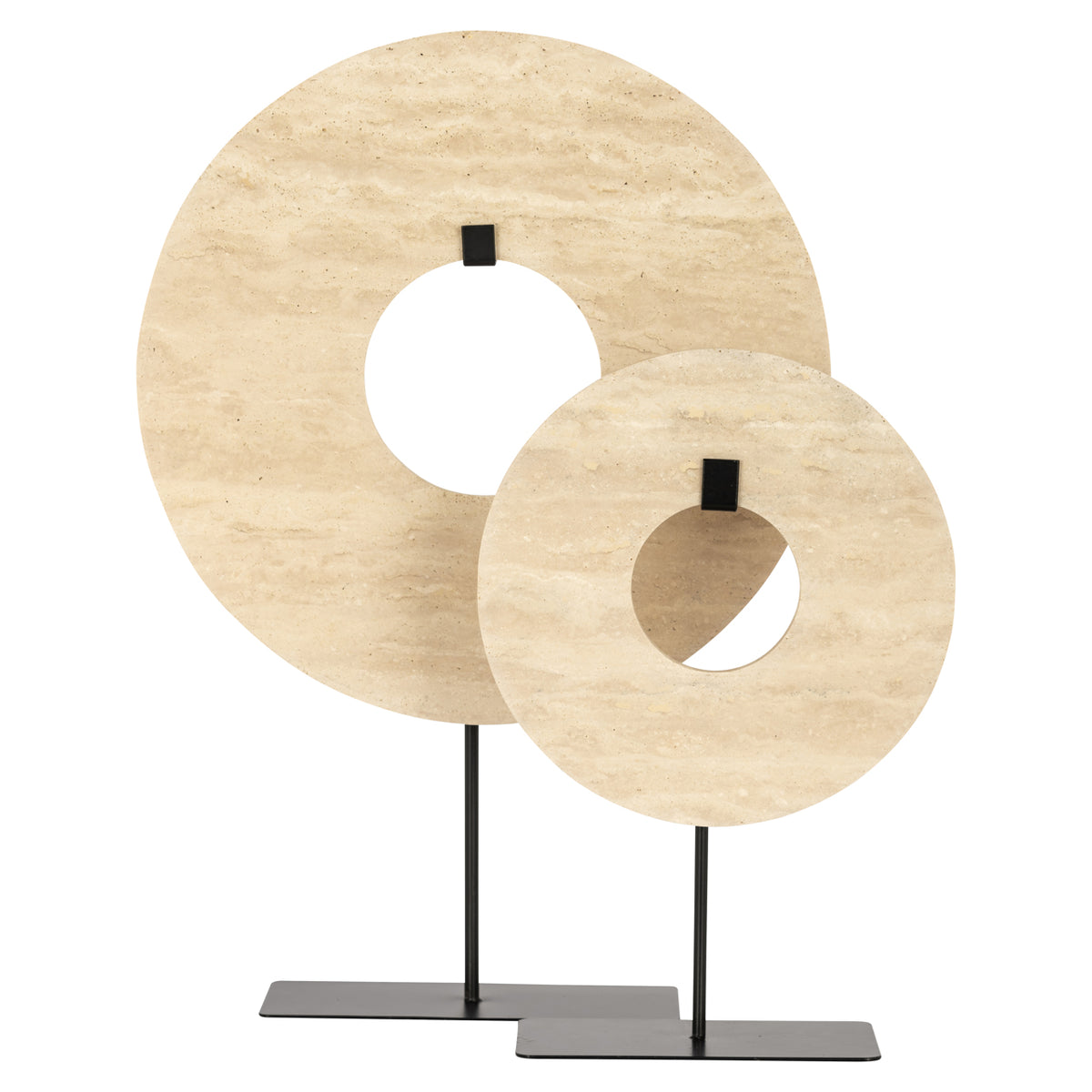 Decorative object Manou beige large