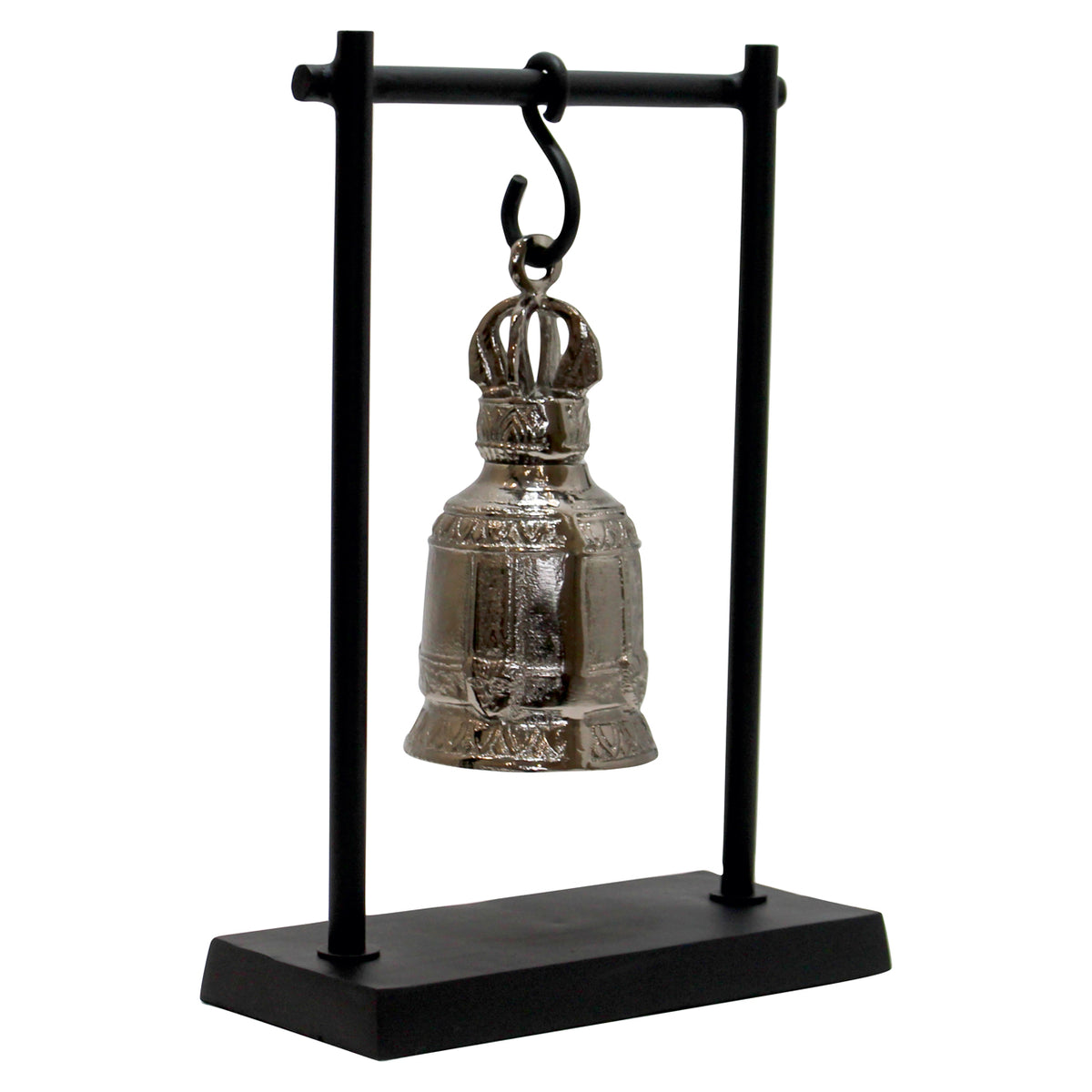 Decoratief object Mody black hanging bell