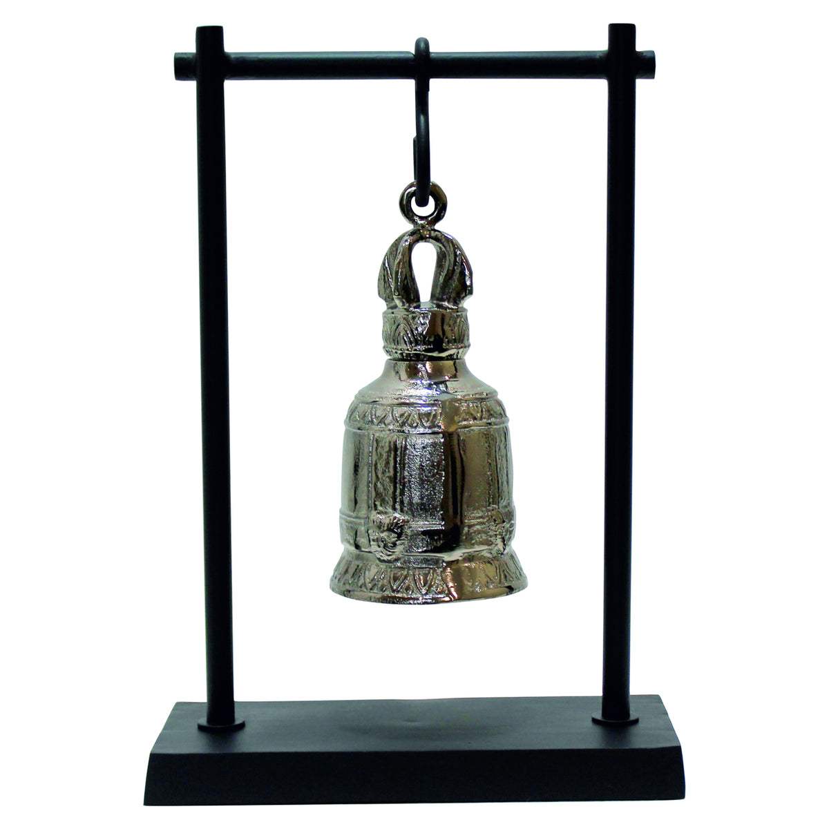 Decoratief object Mody black hanging bell