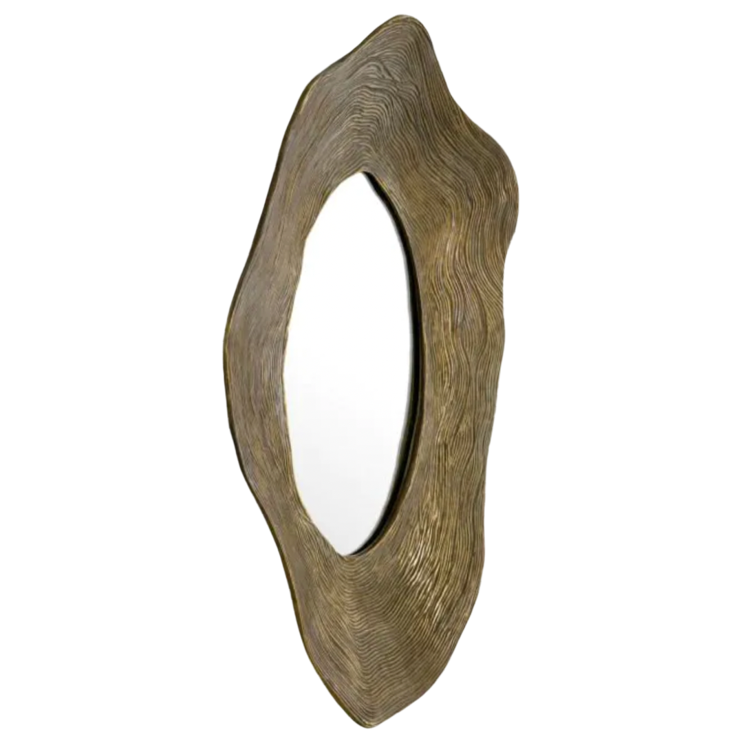 Mirror Eichholtz Pavona brass