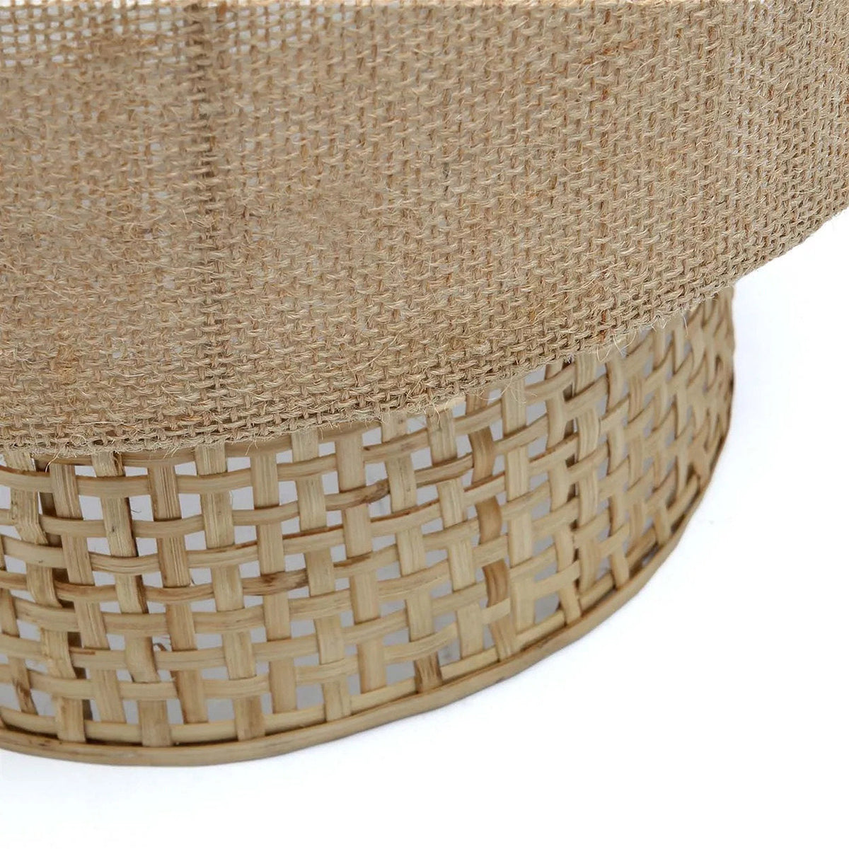 Die Wandleuchte Bolly Jute - Natur - M