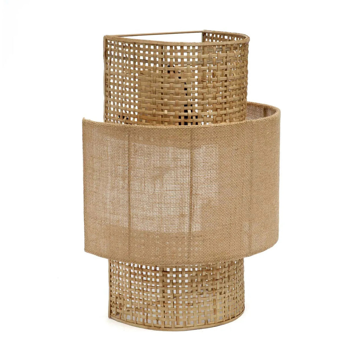 Die Wandleuchte Bolly Jute - Natur - M