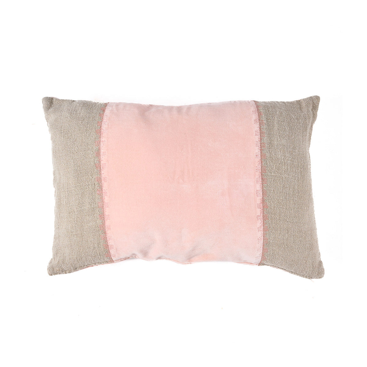Housse de coussin en velours Divorce - Rose naturel - 30x50