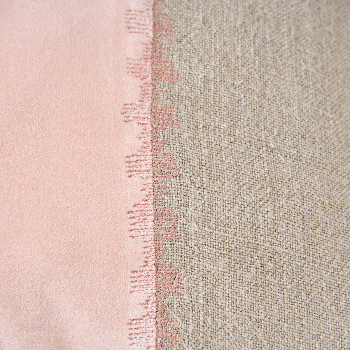 Housse de coussin en velours Divorce - Rose naturel - 30x50