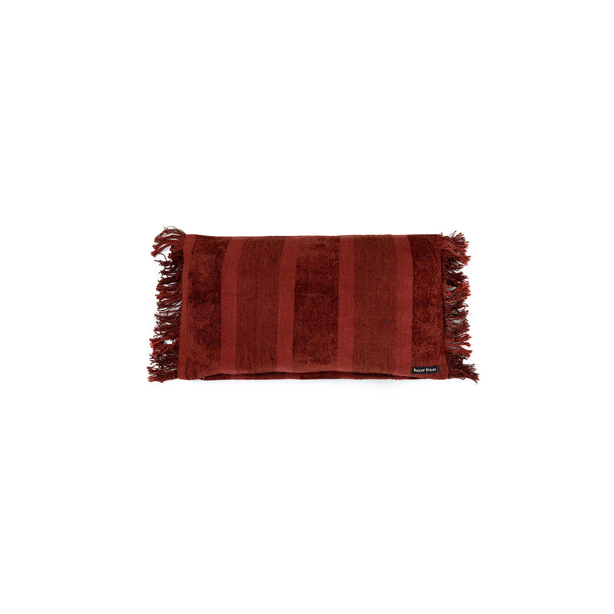 Der Kissenbezug Oh My Gee - Burgunderroter Samt - 30x50