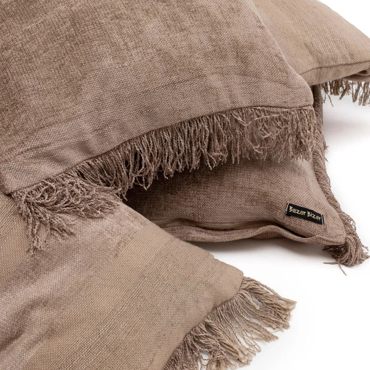 Housse de coussin Oh My Gee - velours béton - 35x100
