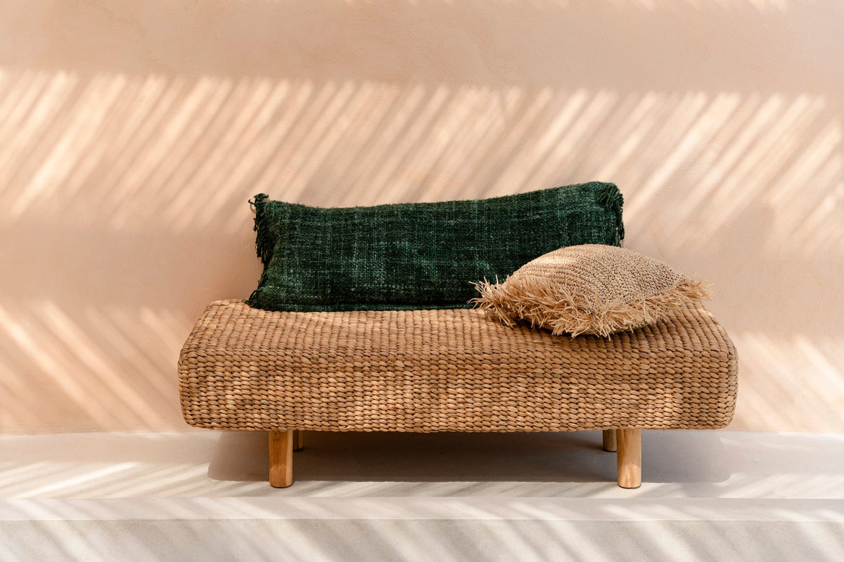 The Oh My Gee Cushion Cover - Forest Green - 35x100