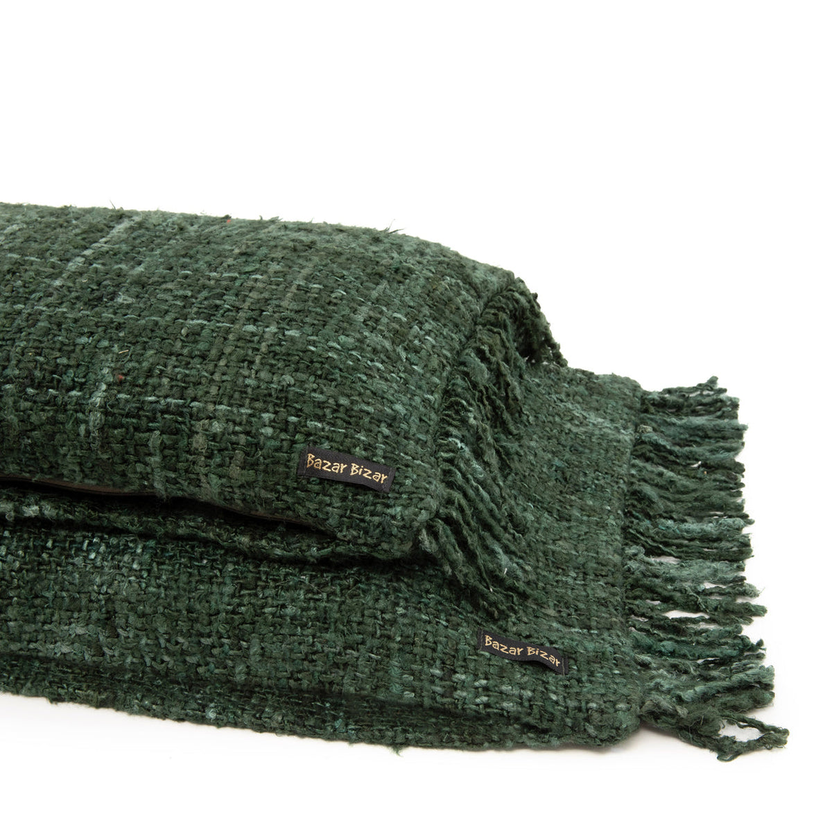 The Oh My Gee Cushion Cover - Forest Green - 35x100