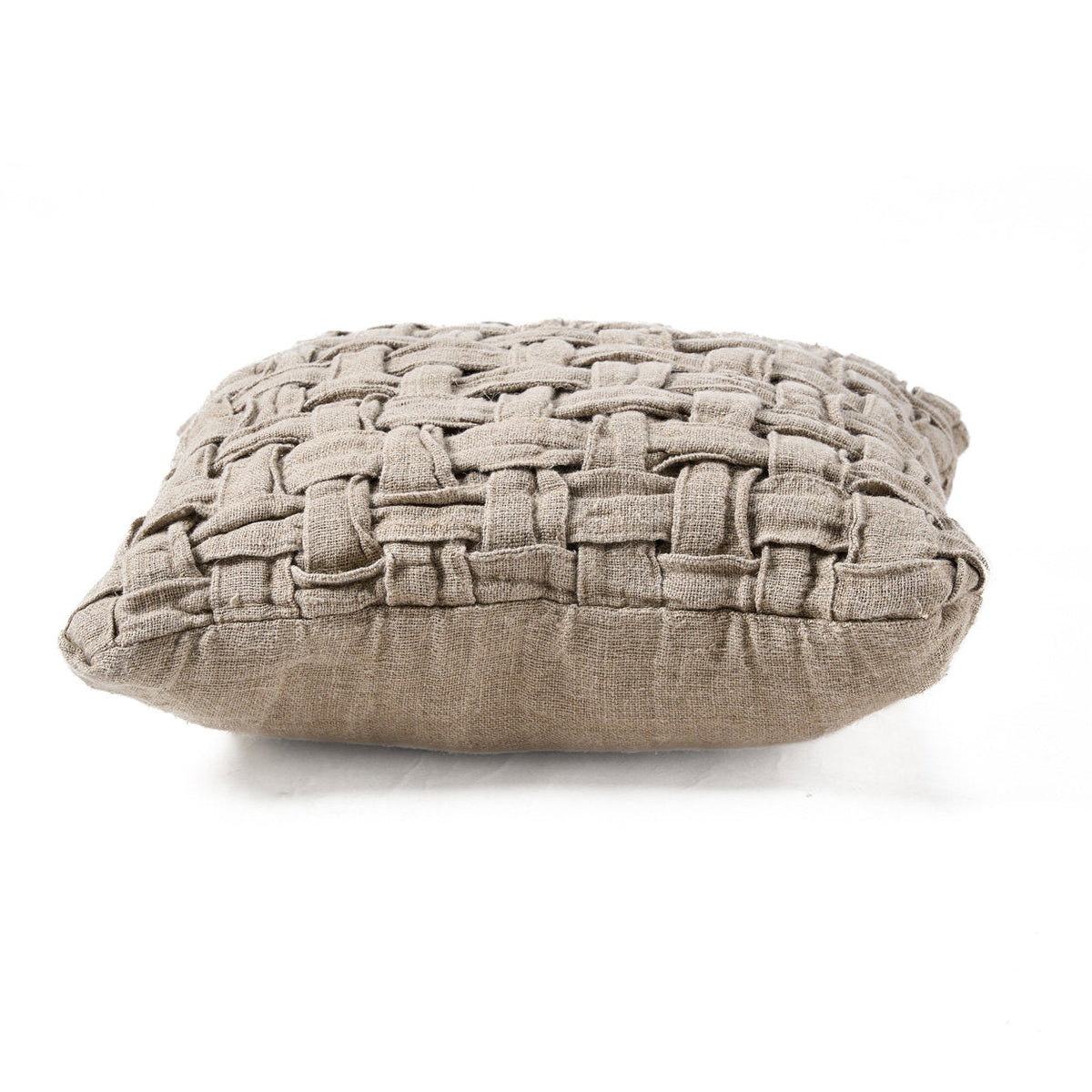 The Linen Crosier Cushion Cover - Natural