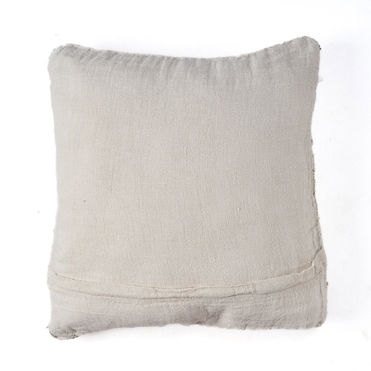 The Linen Threads Cushion Cover - White Natural