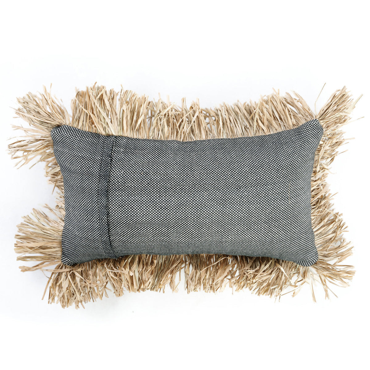Der Baumwoll-Kissenbezug Cotton Bonita - Natur-Schwarz - 30x50